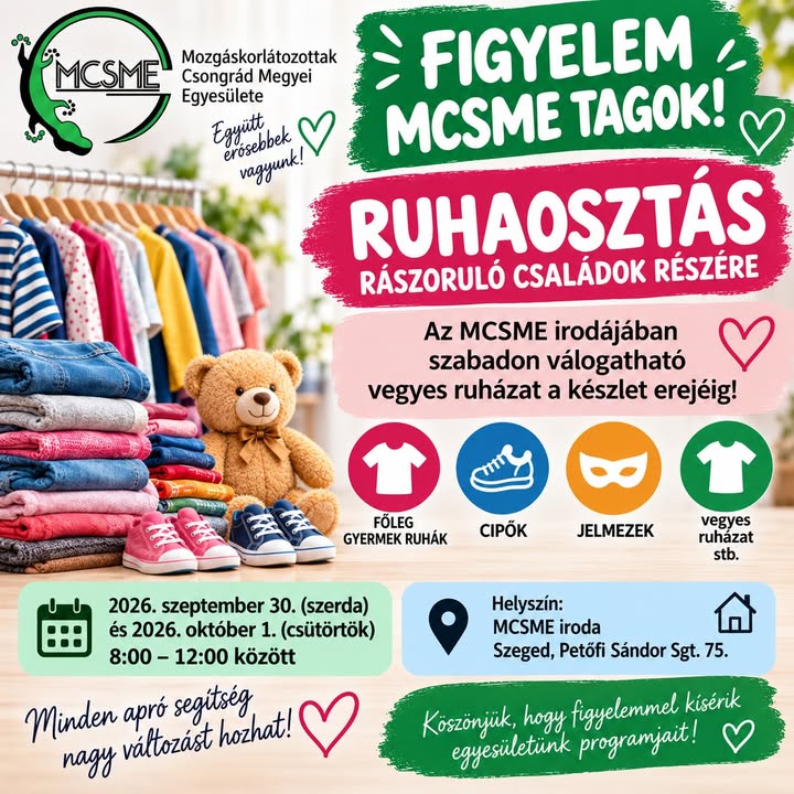 Mozgáskorlátozottak Csongrád Megyei Egyesülete