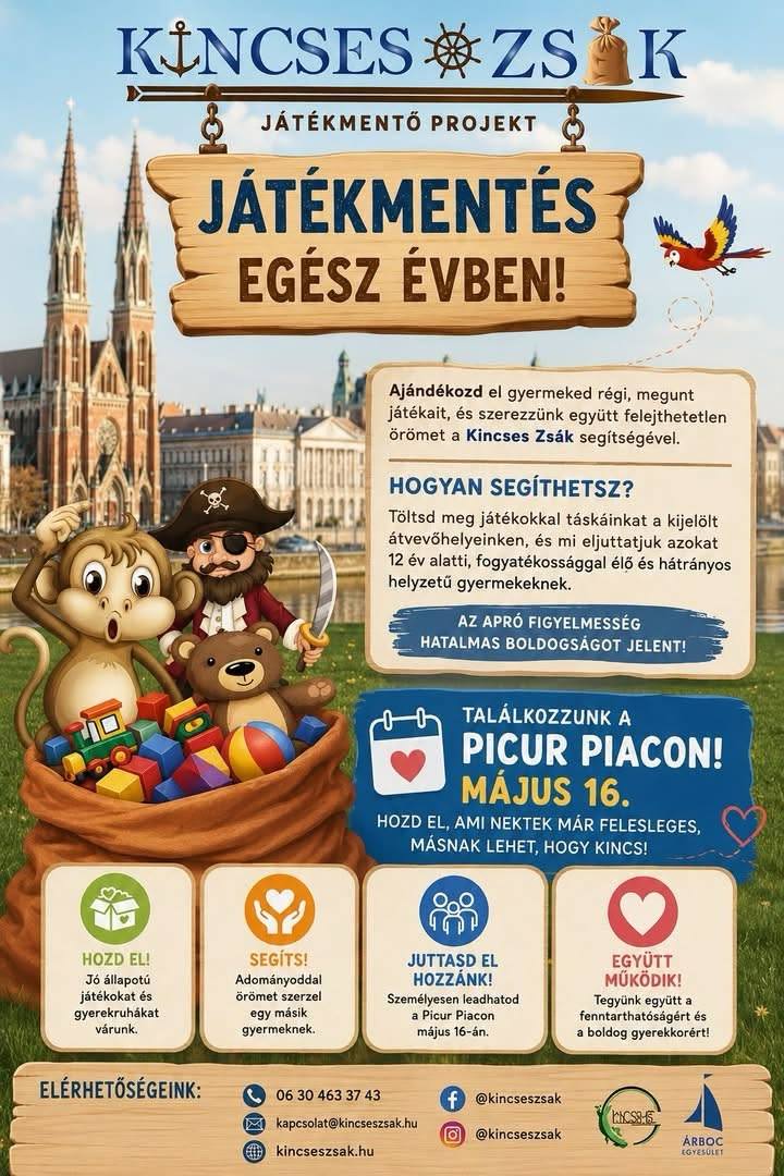 Kincses Zsák Játékmentő Akció