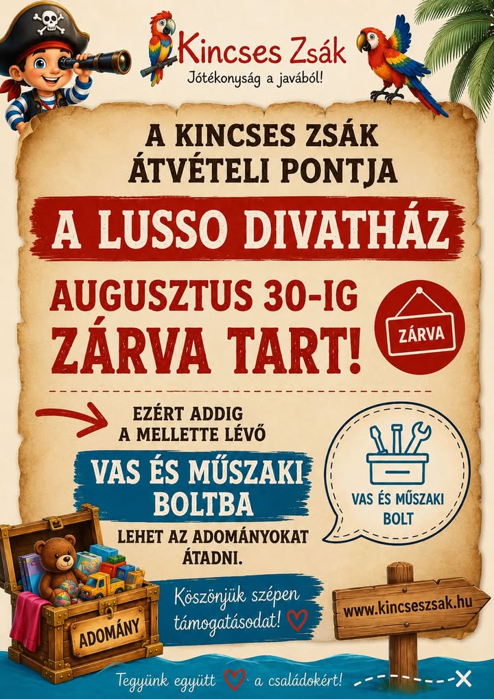 Kincses Zsák Játékmentő Akció