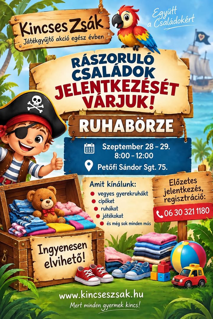 Kincses Zsák Játékmentő Akció