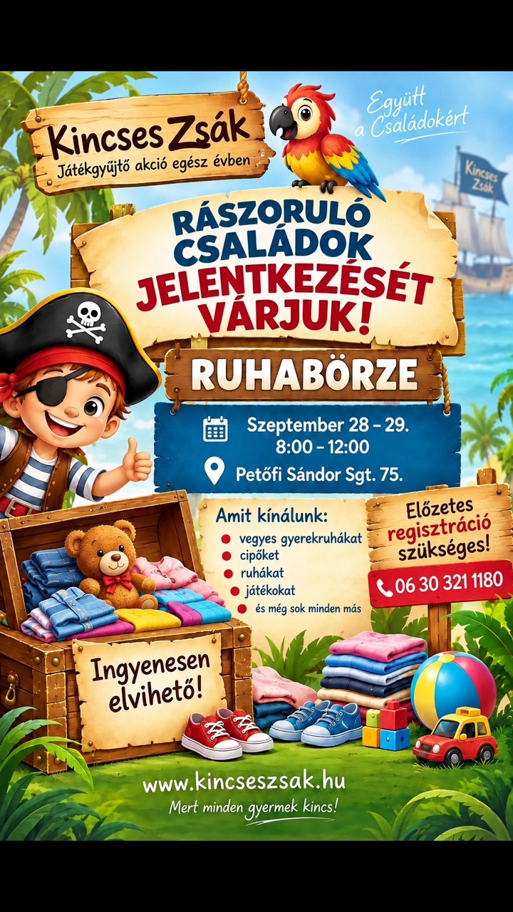 Kincses Zsák Játékmentő Akció